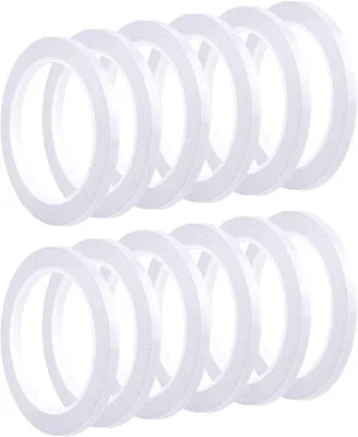 Produktbild von Famanu Doppeltes Klebeband - Handwerkstape mit starker Haftung - 12 Rollen 20 Meter - Weiß