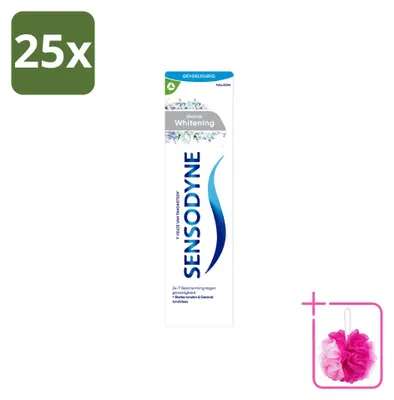 Productafbeelding van 25 x Sensodyne Gentle Whitening tandpasta - 75 ml - Voordeelverpakking - 25 stuks