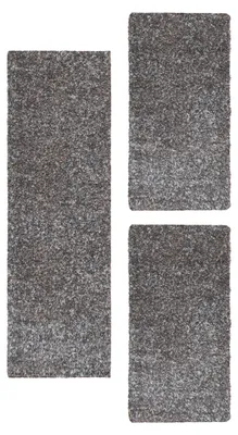 Produktbild von Villa Möbel Enjivo Bettumrandungs-Teppich Set Taupe, Grösse:2 x 80x150 cm + 1 x 80x250 cm