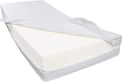 Obrázok produktu pre Matrac zo studenej peny Dibapur® R45H6 (180x200) VELMI PEVNÝ do cca 200 kg Dvojitý látkový poťah Celková výška cca 25 cm