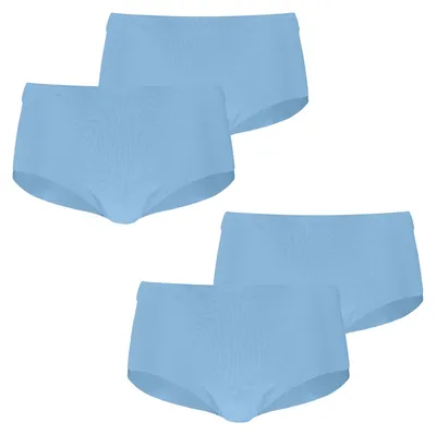 Produktbild von 4er Pack PUMA Damen Slips Invisible Ultra Soft Baumwolle Mini Shorts