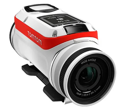Produktbild von TomTom Bandit 16 Megapixel Full HD Action-Kamera, CMOS-Sensor, USB, WLAN, GPS, Speicherkarte, Smartphone-Steuerung