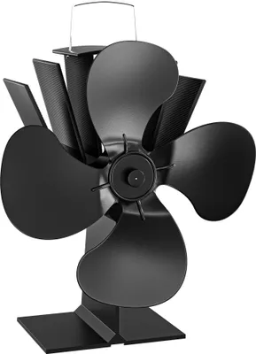 Produktbild von Kamnový ventilátor Wiltec se 4 lopatkami 70 až 350 °C, kamnový ventilátor bez elektřiny, kamnový ventilátor pro efektivní a ekologickou distribuci tepla