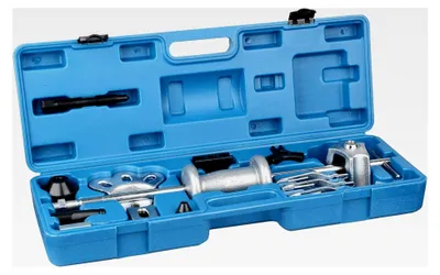 Produktbild von 17-teiliges Radnabenabzieher-Set mit Gleithammer
