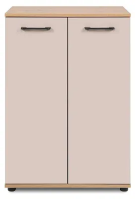 Produktbild von CALICOSY -  Sideboard 2 Türen Eicheneffekt und Kaschmir B 60 cm - LINO