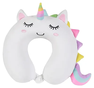 Produktbild von Ergonomisches Reisekissen mit Einhorn-Design