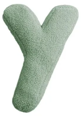 Produktbild von Buchstabenkissen "Y" grün