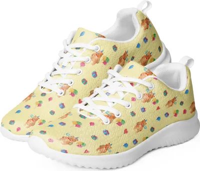 Produktbild von Mr. & Mrs. Panda Damen Turnschuh Bär Geburtstag Größe 42 - Gelb - Geschenk, Sneaker Bunt, Glückwunsch, Sportschuh, Teddy, Weiß, Schwarz, Happy Birthday, Alles Gute