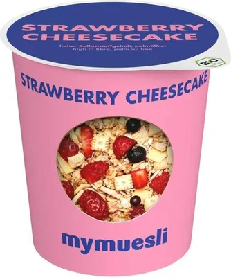 Produktbild von mymuesli 2go Strawberry Cheesecake 85g
