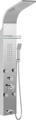 Zdjęcie produktu dla Mexen Adrox panel prysznicowy z wylewką, chrom - 7613-04-00