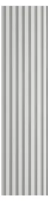 Obrázok produktu pre Vilo 3D nástenné panely s lamelovým vzhľadom – vodovzdorná lamelová stena MPC – 265 x 14,8 cm – jemná biela
