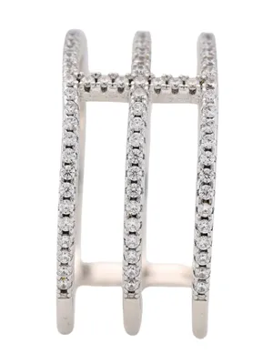 Produktbild von MIAMAR 1140649 Damen Ring Sterling-Silber 925 Silber weiß 58 (18.5)