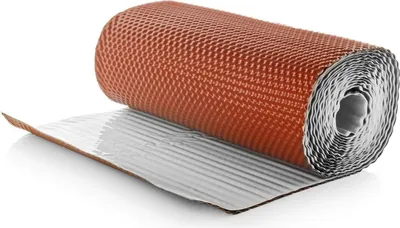 Produktbild von Wandanschlussband | Role 500cm | Farbe: Ziegelrot | 3D Struktur | Kaminanschlussband | DQ-PP