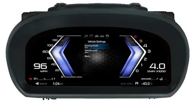 Productafbeelding van LCD-dashboardpaneel, 10 inch, met een aanpasbare gebruikersinterface en ondersteuning voor Carplay
