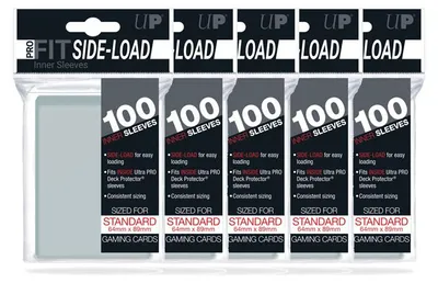 Produktbild von 500 Ultra Pro Standard Pro-Fit Sleeves SIDE-LOAD Sleeves (64 x 89mm)