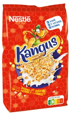 Immagine prodotto di Płatki śniadaniowe zbożowe z miodem Nestlé Kangus 250 g