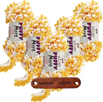 Produktbild von 5 x ALIZE Puffy More 6282 mit Label