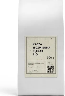 KASZA JĘCZMIENNA PĘCZAK BIO 500 g - THE PLANET
