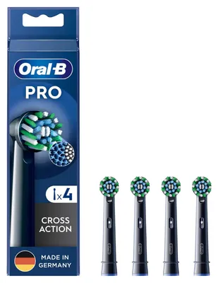 Produktbild von Oral-B CrossAction , 4 Stück(e), Schwarz, 3 Monat( e), Oral-B, Box