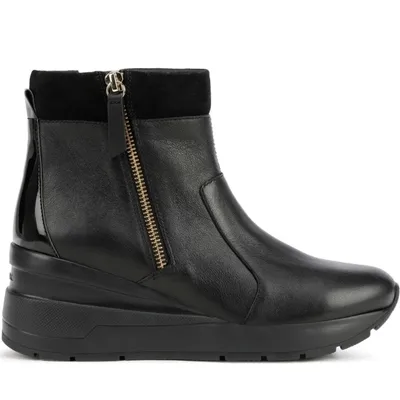 Produktbild von Geox Damen Stiefeletten D168LF 08522 C9999 Farbe: Schwarz Größe: 36