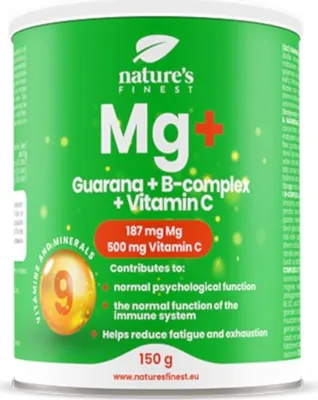 Zdjęcie produktu dla Magnez + Guarana + B-kompleks + Witamina C 150g (Hořčík+Guarana+B-kompleks+Witamina C)