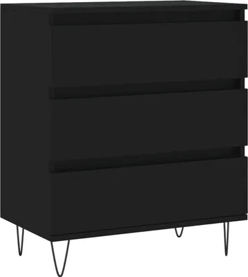 Obrázek produktu pro vidaXL Příborník černý 60x35x70 cm Materiál dřeva