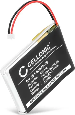 Produktbild von CELLONIC 1x Akku für Smartwatch & Fitnessarmband Kompatibel mit Garmin Forerunner 920XT, 361-00078-00 - (300mAh, 3.7V)