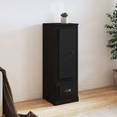 Produktbild von vidaXL Highboard Schwarz 36x35,5x103,5 cm Holzwerkstoff