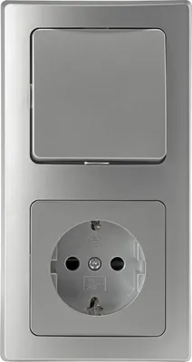 Immagine prodotto di ChiliTec DELPHI starter set presa + interruttore 230-240V~ argento
