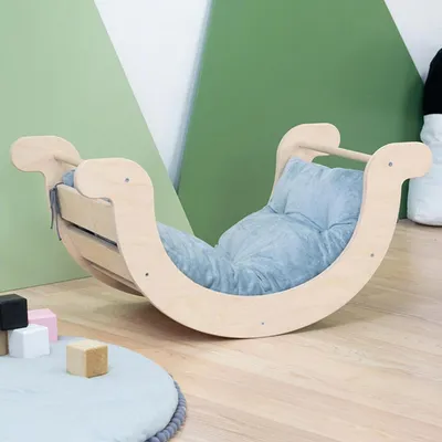 Produktbild von Waschbares Kissen für Montessori Balancebrett YUPEE und ROKIT - grau
