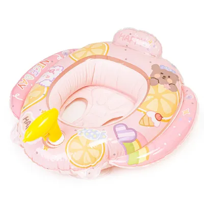 Immagine prodotto di Ruota da nuoto con sedile e pistola ad acqua per bambini rosa