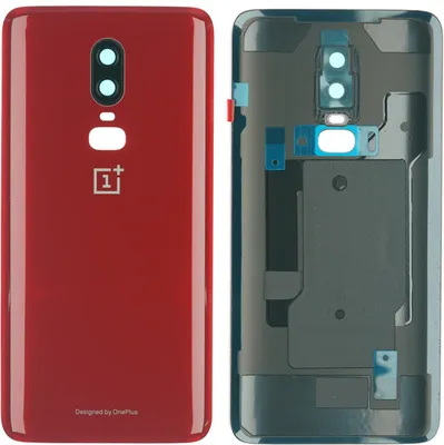 Produktbild von Gehäuse Rückseite für Oneplus 6 (A6000, A6003), Rot