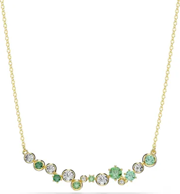 Produktbild von Swarovski Constella Halskette Zirkonia grün/gold 5732247