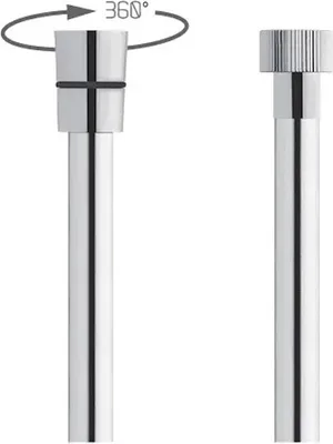 Produktbild von Brauseschlauch ANTI TWIST 125cm Chrom