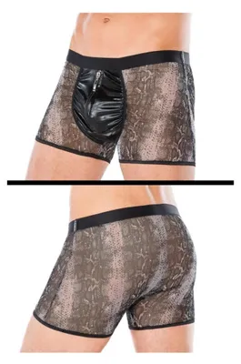 Produktbild von Andalea Men's Collection - grau/schwarze Boxershor