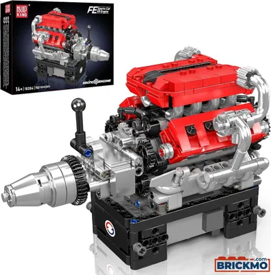 Image de Mould King Moteur V8 italien 10204