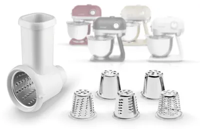 Produktbild von Concept RMP0030, Gemüse-Blattschneidevorrichtung, Silber, Weiß, Concept RM7000, RM7010, RM7020, RM7030.