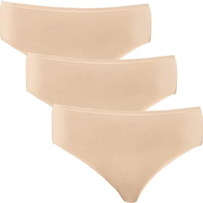 Produktbild von Schiesser Damen-Slip Baumwolle Essentials" 3er-Pack haut 38"