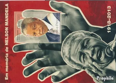 Produktbild von Briefmarken Sao Tome e Principe 2014 Mi Block 951 (kompl. Ausgabe) postfrisch Nelson Mandela