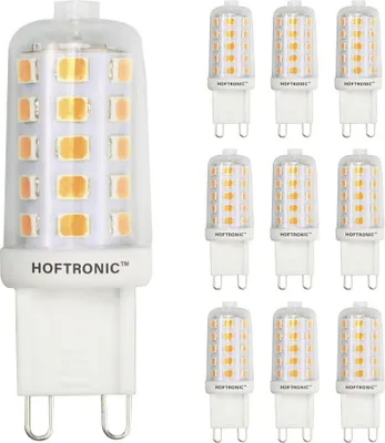 Produktbild von hoftronic G9 LED Lampe 3W 300lm 2700K 230V Weiß 10 Stück