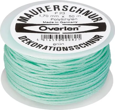 Zdjęcie produktu dla Overmann sznurek murarski PE 1,7mm 50m zielony