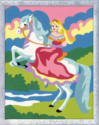 Produktbild von Ravensburger 28086 - Hoch zu Ross - Malen nach Zahlen, 18 x 24 cm