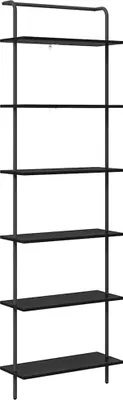 Immagine prodotto di vidaXL Libreria in rovere nero 60 x 24 x 203 cm Materiale a base di legno