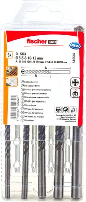 Produktbild von Steinbohrer-Satz D-SDX SET 5-12mm (5-teilig)
