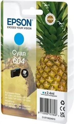 Zdjęcie produktu dla Tinte - EPSON - Cyan - Ananas 604