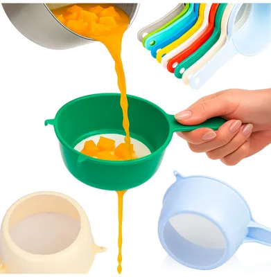 Zdjęcie produktu dla Sitko głębokie o średnicy 14 cm gęste do przesiewania, przecedzania