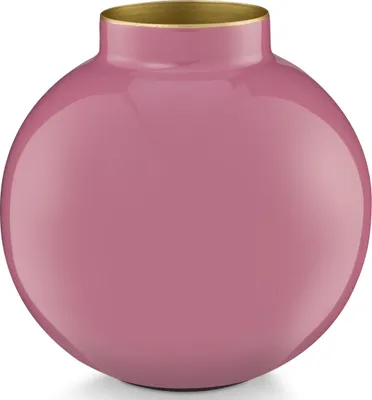 Produktbild von PIP STUDIO Vase Metall Pink 17cm