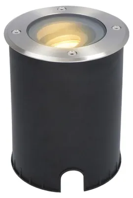 Image de HOFTRONIC - Spot LED au sol extérieur 4W 345lm 2700K Inox IP67 Dimmable