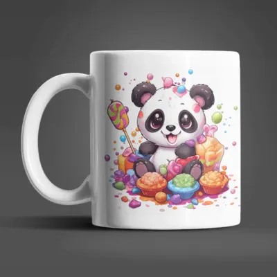 Produktbild von Süßer Panda Kaffeetasse Teetasse Tasse Geschenkidee – Panda-03