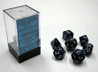 Produktbild von Chessex - Speckled - 7-Die Set - Stealth